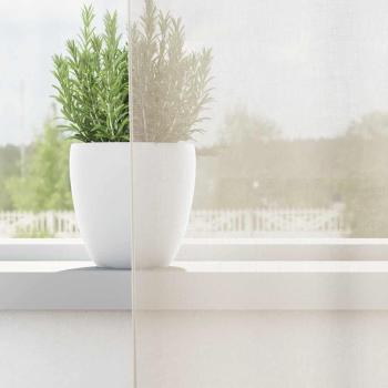 Voile Vorhänge mit Stangentaschen 2 Stk. Creme