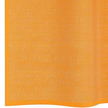Voile Vorhänge mit Schlaufen 2 Stk. Orange 140x175 cm