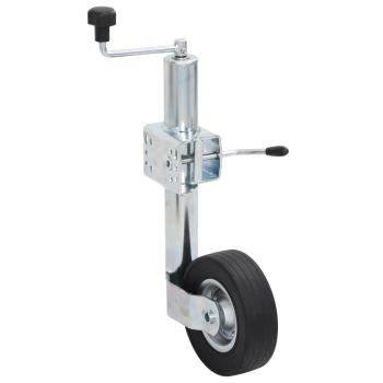 ARDEBO.de - Stützrad für Anhänger mit Klemme 60 mm Verzinkter Stahl