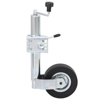 Stützrad für Anhänger mit Klemme 60 mm Verzinkter Stahl