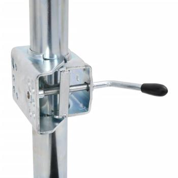 Stützrad für Anhänger mit Klemme 60 mm Verzinkter Stahl
