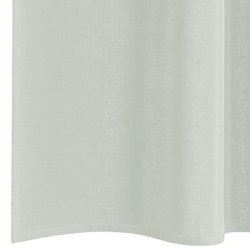 Voile Vorhänge mit Stangentaschen 2 Stk. Hellgrau