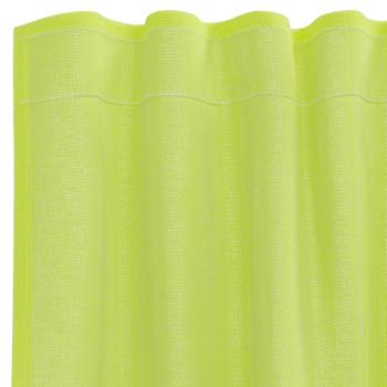 Voile Vorhänge mit Stangentaschen 2 Stk. Apfelgrün