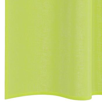 Voile Vorhänge mit Stangentaschen 2 Stk. Apfelgrün