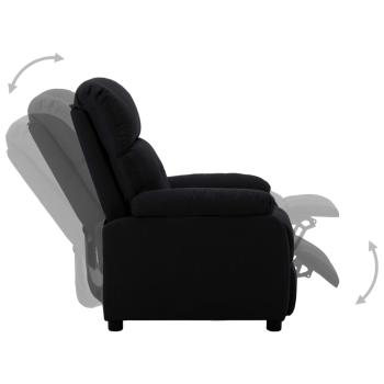 Relaxsessel Schwarz Stoff
