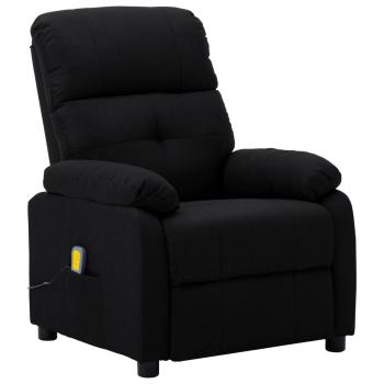 Massagesessel Schwarz Stoff