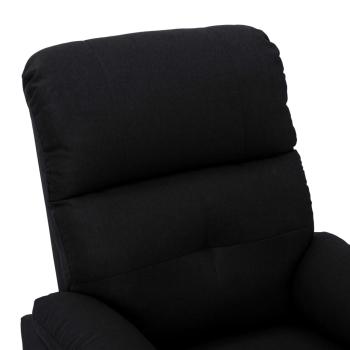 Massagesessel Schwarz Stoff