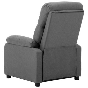 Relaxsessel Hellgrau Stoff
