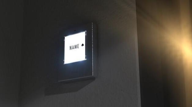 M-E KTF 1 EA Klingeltaster, beleuchtet 1-Familienhaus, Edelstahl, Aufputz, Edelstahl Anthrazit (41421)
