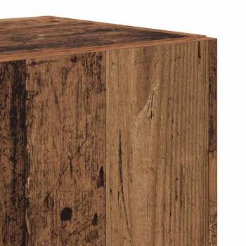 7 Teile TV Schrank Set Wandmontiert Old Wood Engineered Wood