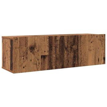 6-teilige TV Schrank Set Altes Holz Ingenieurholz