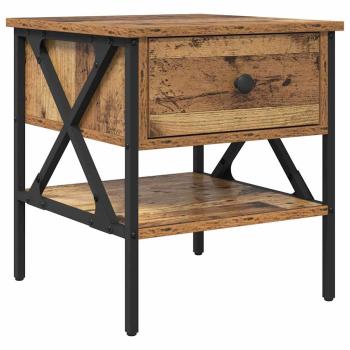 Nachttisch Altholz 40x42x45 cm Holzwerkstoff