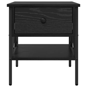Nachttisch Schwarze Eiche 40x42x45 cm Holzwerkstoff