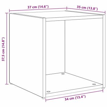 TV-Schränke 4 stk Altholz 37x35x37 cm Holzwerkstoff