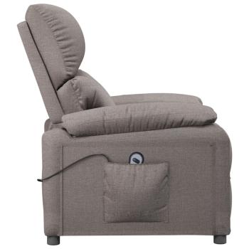 Relaxsessel Elektrisch Taupe Stoff