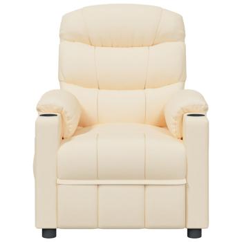 Massagesessel Elektrisch Creme Stoff