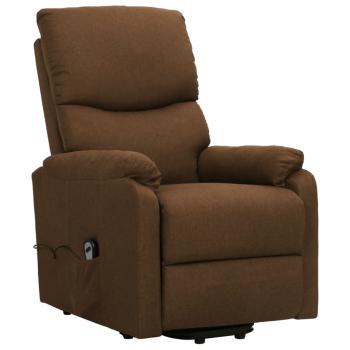 Aufstehsessel Braun Stoff