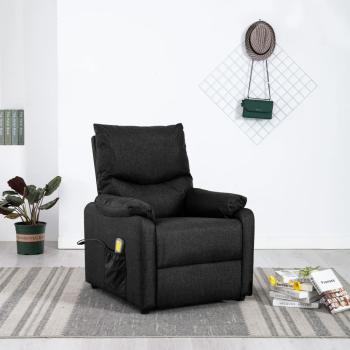 ARDEBO.de - Massagesessel Schwarz Stoff