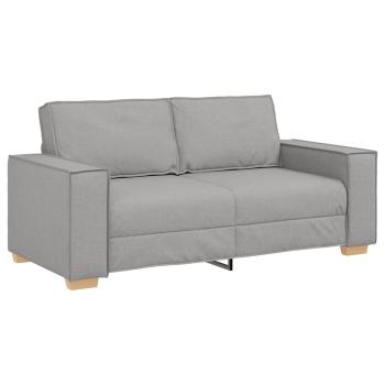 2-Sitzer Sofa Wolkengrau 140 cm Stoff