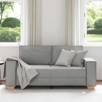 2-Sitzer Sofa Wolkengrau 140 cm Stoff