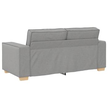 2-Sitzer Sofa Wolkengrau 140 cm Stoff