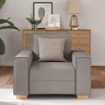 Sofa Stuhl Taupe 60 cm Stoff