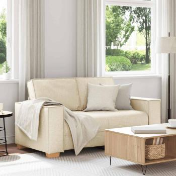 ARDEBO.de - 2-Sitzer Sofa Leinen 120 cm