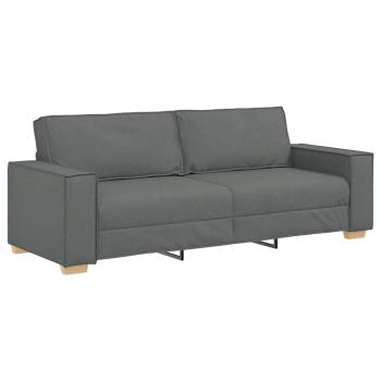 3-Sitzer-Sofa Dunkelgrau 180 cm Stoff
