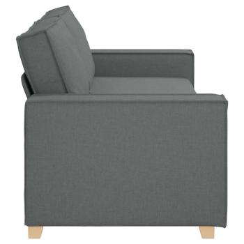 3-Sitzer-Sofa Dunkelgrau 180 cm Stoff