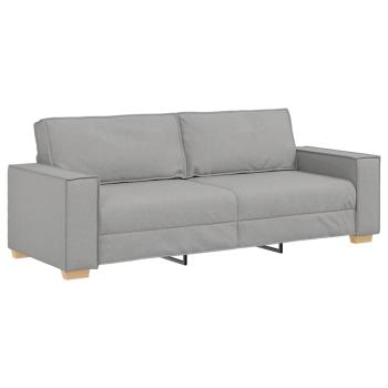 3-Sitzer-Sofa Wolkengrau 180 cm Stoff