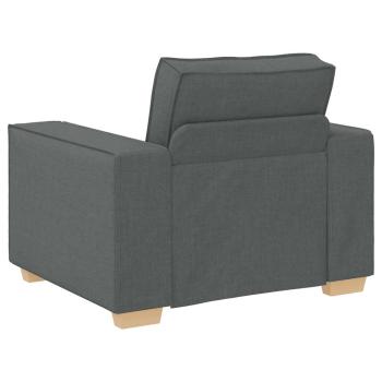 Sofa Stuhl Dunkelgrau 60 cm Stoff