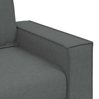 Sofa Stuhl Dunkelgrau 60 cm Stoff