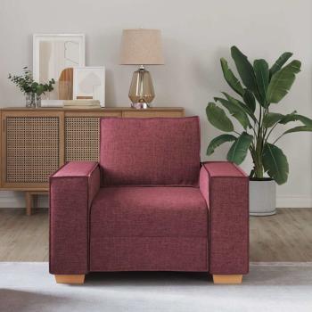 Sofa Stuhl Weinrot 60 cm Stoff