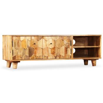 TV-Schrank Massivholz Mango 118x35x40 cm