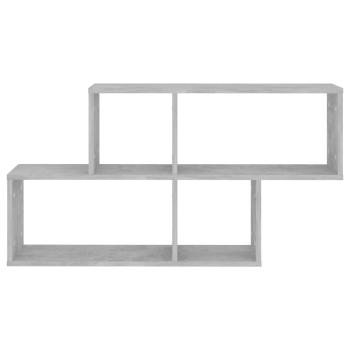 Wandregal Betongrau 100x18x53 cm Holzwerkstoff