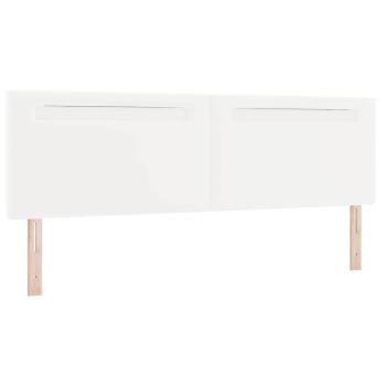 Boxspringbett mit Matratze Weiß Super King Kunstleder