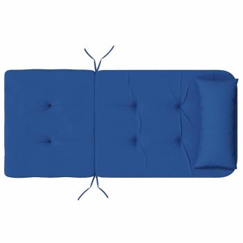 Stuhlkissen 2 Stk. Oxford-Stoff Blau 58 x 77 x 4,5 cm