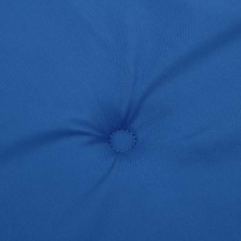 Stuhlkissen 2 Stk. Oxford-Stoff Blau 58 x 77 x 4,5 cm