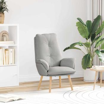 ARDEBO.de - Entspannungsstuhl Wolken-Grau Stoff