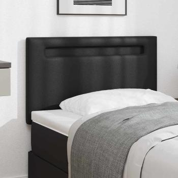 ARDEBO.de - Kopfteil Einfarbig Schwarz 100 cm Kunstleder