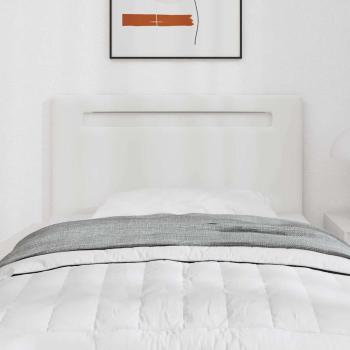 Kopfteil Einfaches Design Weiß 100 cm Kunstleder