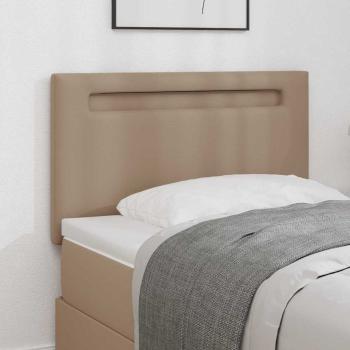 ARDEBO.de - Kopfteil Einfarbig Cappuccinobraun 100 cm Kunstleder
