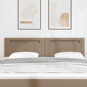 Kopfteil Einfarbig Cappuccinobraun 180 cm Kunstleder
