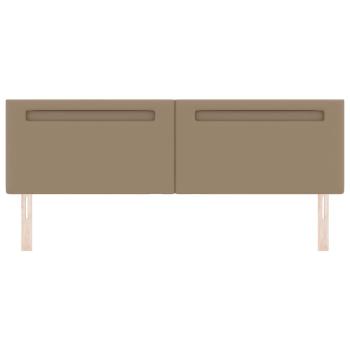 Kopfteil Einfarbig Cappuccinobraun 180 cm Kunstleder