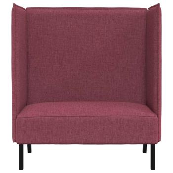 Hochlehner Sofa Burgunderrot 109x56x121 cm Stoff
