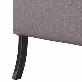 Hochlehner Sofa Taupe 109x56x121 cm Stoff