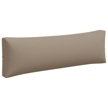 Palettenkissen 3-tlg. Taupe Stoff