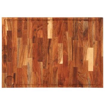 Schneidebrett 60x42x4 cm Massivholz Akazie