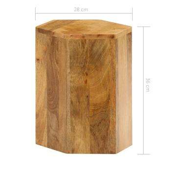 3-tlg. Couchtisch-Set Massivholz Mango