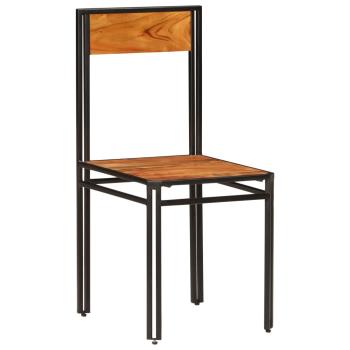 Esszimmerstühle 4 Stk. Massivholz Akazie